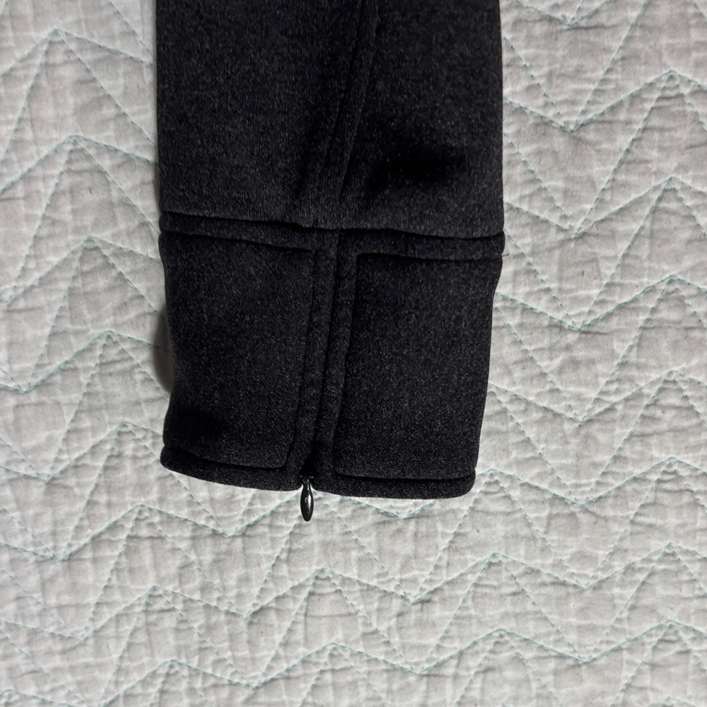 Express Black Cropped Bomber Jacket with Classic Collar - Picture 11 of 12